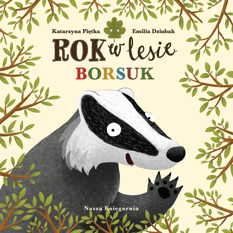 Book Year in the forest. Badger at Wasserman.eu
