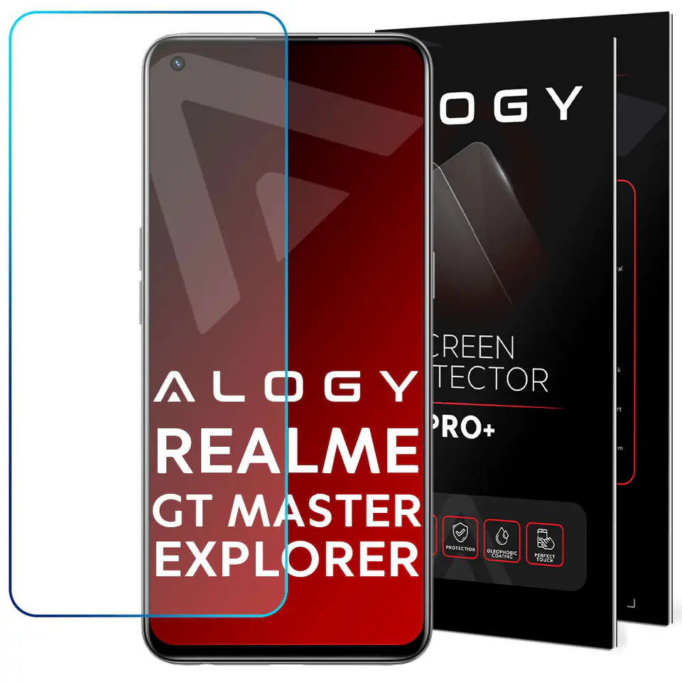 ⁨Szkło hartowane 9H Alogy ochrona na ekran do Realme GT Master Explorer⁩ w sklepie Wasserman.eu