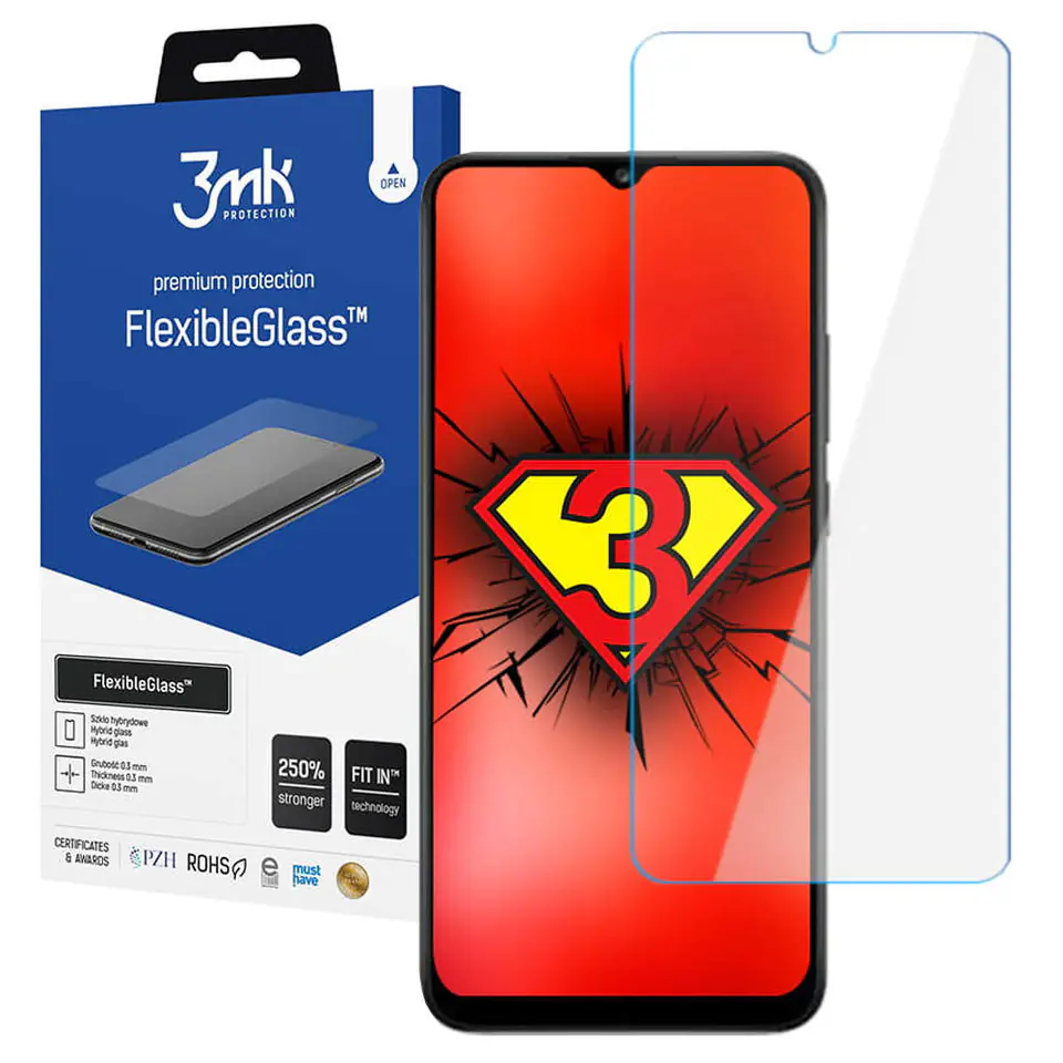 ⁨3mk Hybrid Protective Glass Flexible Glass 7H for Samsung Galaxy A03S⁩ at Wasserman.eu