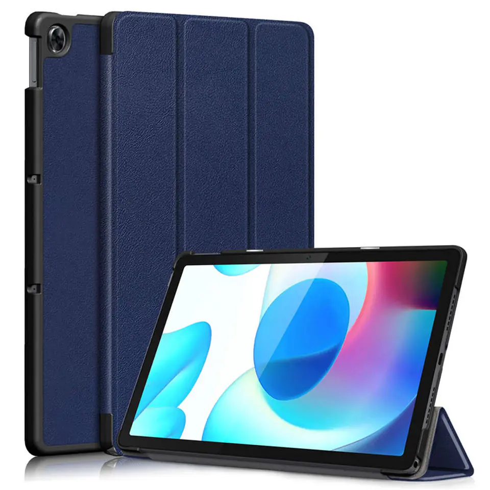 ⁨Etui Alogy Book Cover do Realme Pad Granatowe⁩ w sklepie Wasserman.eu