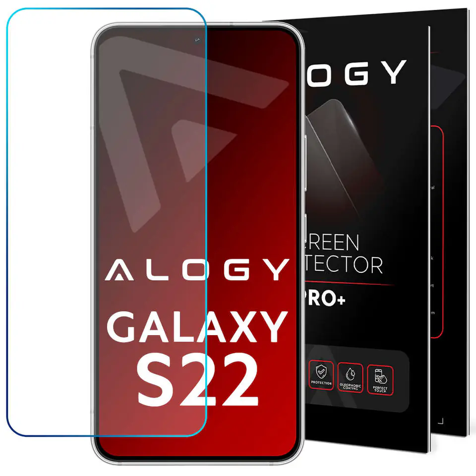 ⁨Szkło hartowane 9H Alogy ochrona na ekran do Samsung Galaxy S22⁩ w sklepie Wasserman.eu