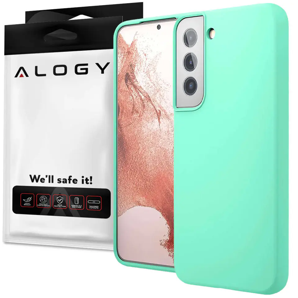 ⁨Alogy Thin Soft Case for Samsung Galaxy S22 Turquoise⁩ at Wasserman.eu
