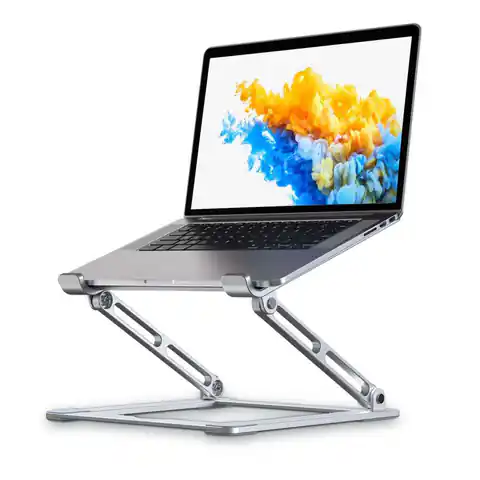 ⁨Universal Stand / Stand for Laptop Tech-Protect Prodesk silver⁩ at Wasserman.eu