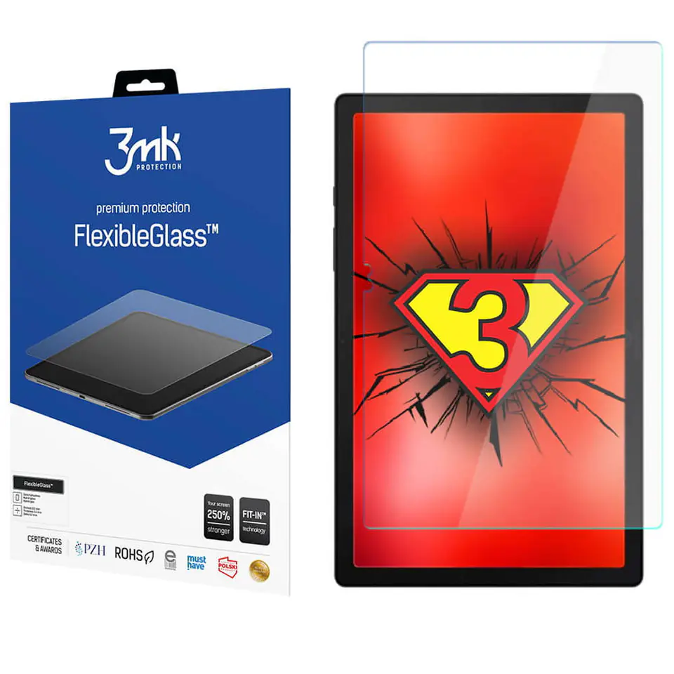 3mk Hybrid Protective Glass Flexible Glass 7H for Galaxy Tab A8 10.5 2021 X200/ X205 at Wasserman.eu
