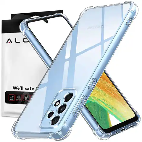 ⁨Etui pancerne ShockProof Alogy Case do Samsung Galaxy A73 / A73 5G Clear⁩ w sklepie Wasserman.eu