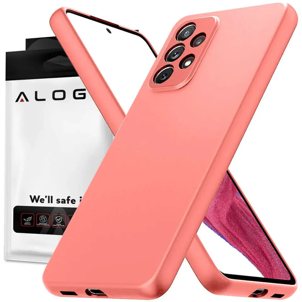 ⁨Etui ochronne do telefonu Alogy Thin Soft Case do Samsung Galaxy A53 / A53 5G Różowe⁩ w sklepie Wasserman.eu