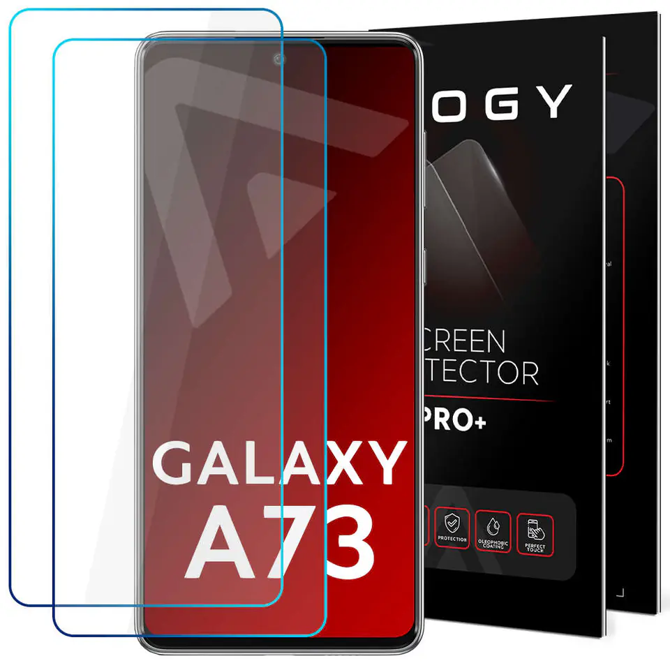 ⁨2x Szkło hartowane 9H Alogy ochrona na ekran do Samsung Galaxy A73⁩ w sklepie Wasserman.eu