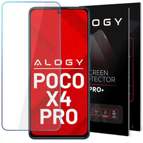 ⁨Szkło hartowane 9H Alogy ochrona na ekran do Xiaomi Poco X4 Pro 5G⁩ w sklepie Wasserman.eu