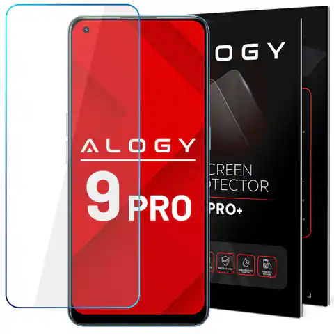 ⁨Szkło hartowane 9H Alogy ochrona na ekran do Realme 9 Pro⁩ w sklepie Wasserman.eu