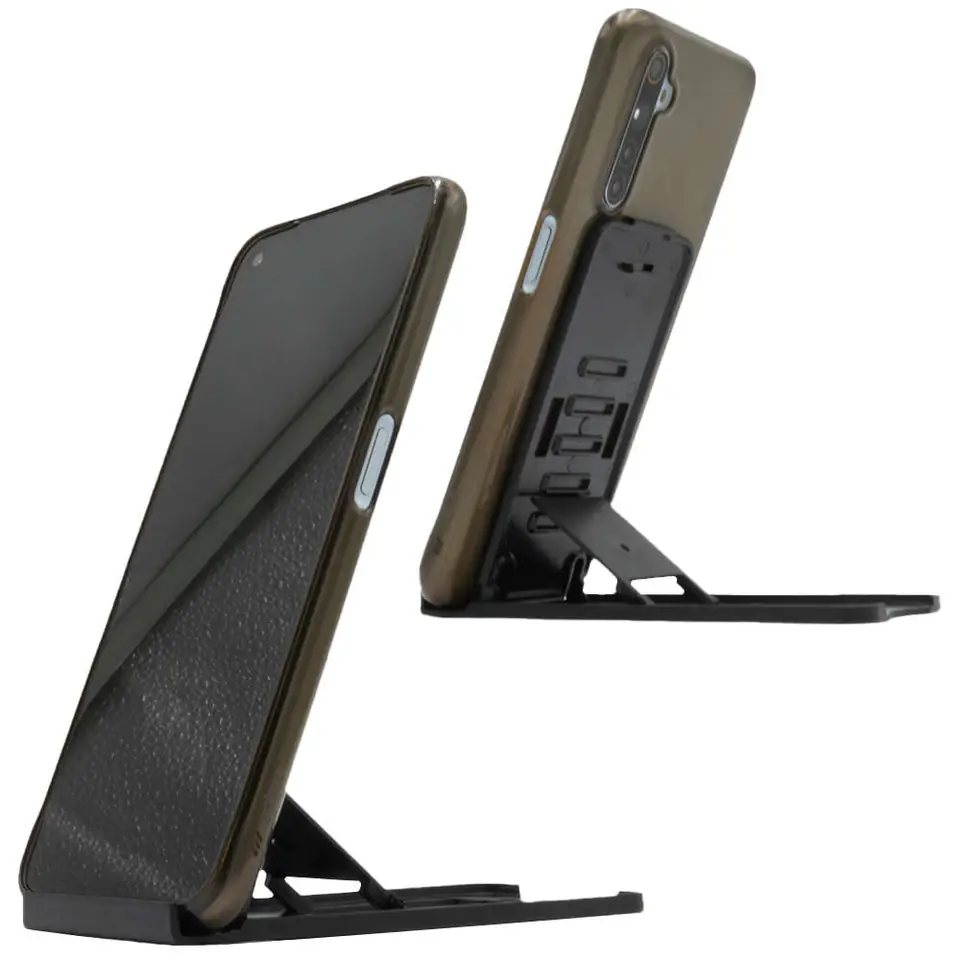 ⁨Adjustable stand Alogy handle folding desk stand for phone/tablet Black⁩ at Wasserman.eu