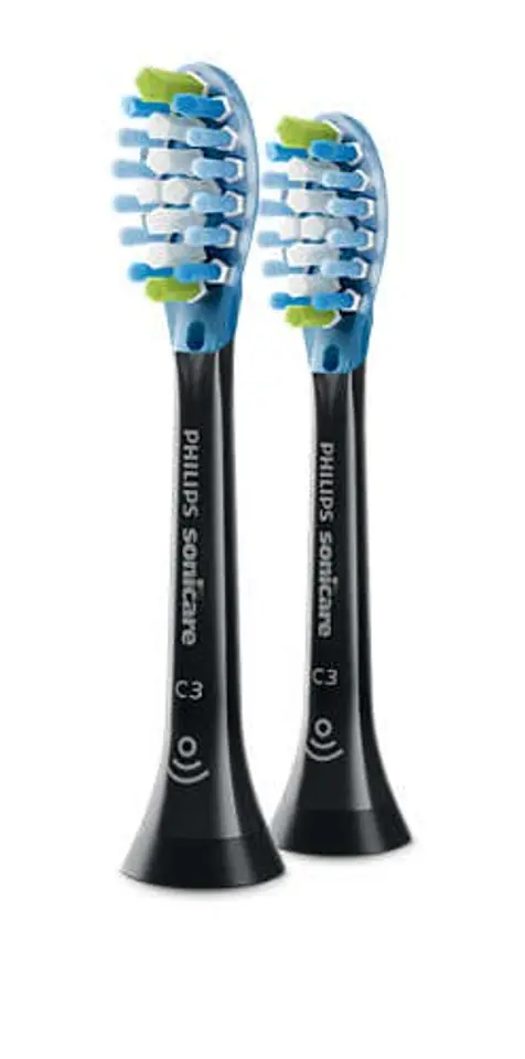 Plaque Control brush heads HX9042/33 2-pak black at Wasserman.eu