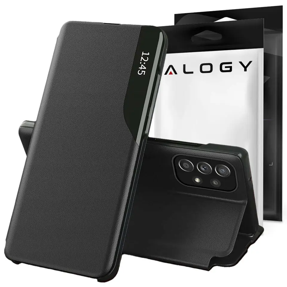 ⁨Etui Alogy Smart View Cover z klapką portfel skórzane do Samsung Galaxy A13 4G/LTE⁩ w sklepie Wasserman.eu