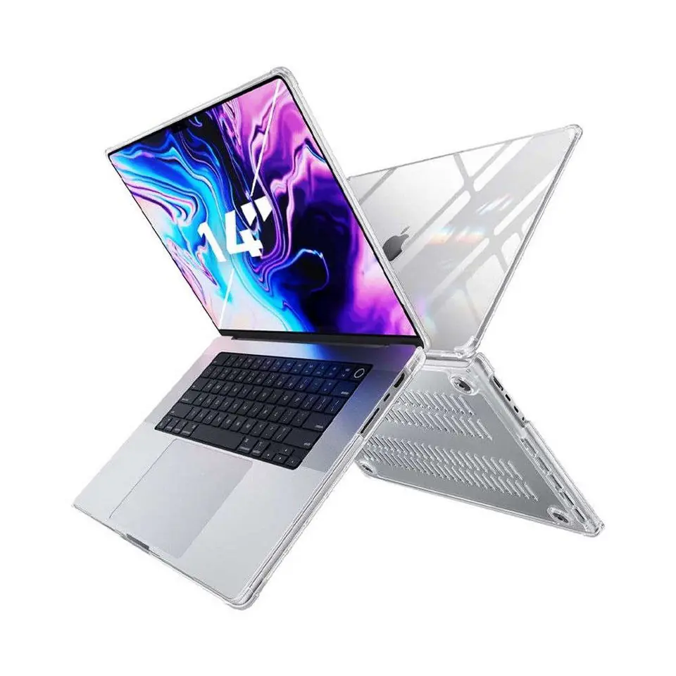 ⁨Etui obudowa Supcase Unicorn Beetle Clear do Apple Macbook Pro 14 2021 Clear⁩ w sklepie Wasserman.eu