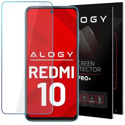 ⁨Szkło hartowane 9H Alogy ochrona na ekran do Xiaomi Redmi 10⁩ w sklepie Wasserman.eu