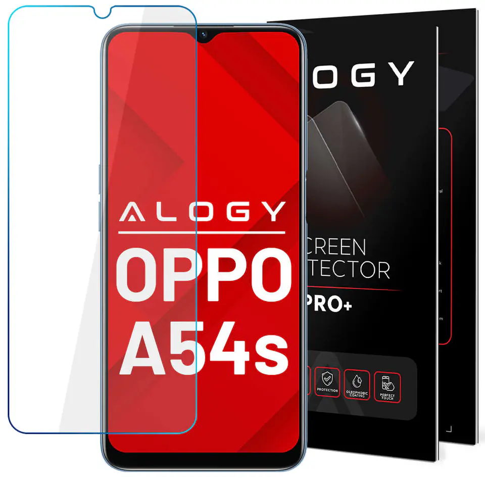 ⁨Szkło hartowane 9H Alogy ochrona na ekran szybka do Oppo A54s⁩ w sklepie Wasserman.eu