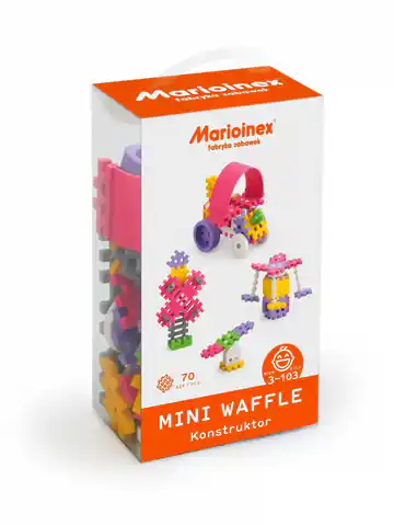 ⁨Waffle mini blocks 70 pieces girl⁩ at Wasserman.eu