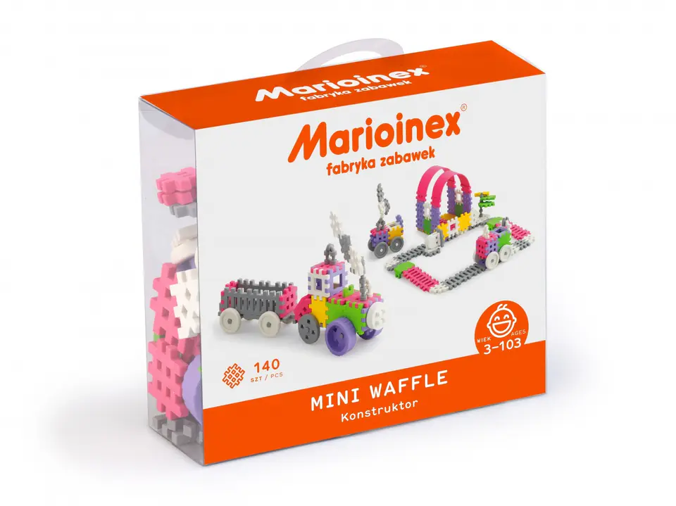 ⁨Waffle mini blocks 140 pieces girl⁩ at Wasserman.eu