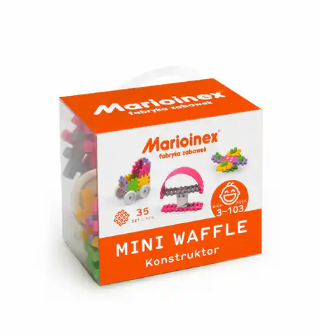 ⁨Waffle mini blocks 35 pieces girl⁩ at Wasserman.eu