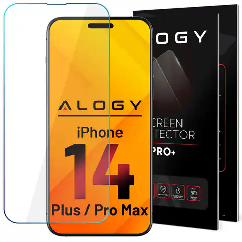 ⁨Szkło hartowane 9H Alogy ochrona na ekran do Apple iPhone 14 Plus / 14 Pro Max⁩ w sklepie Wasserman.eu