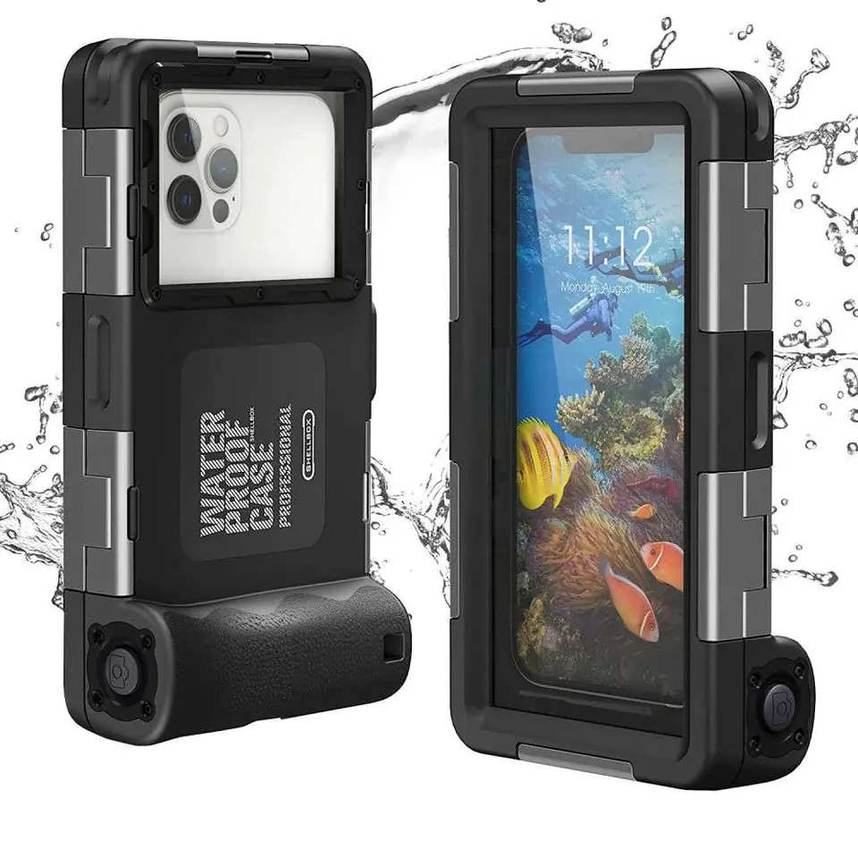 ⁨Etui wodoszczelne IPX8 uniwersalne Diving Waterproof Case Black⁩ w sklepie Wasserman.eu