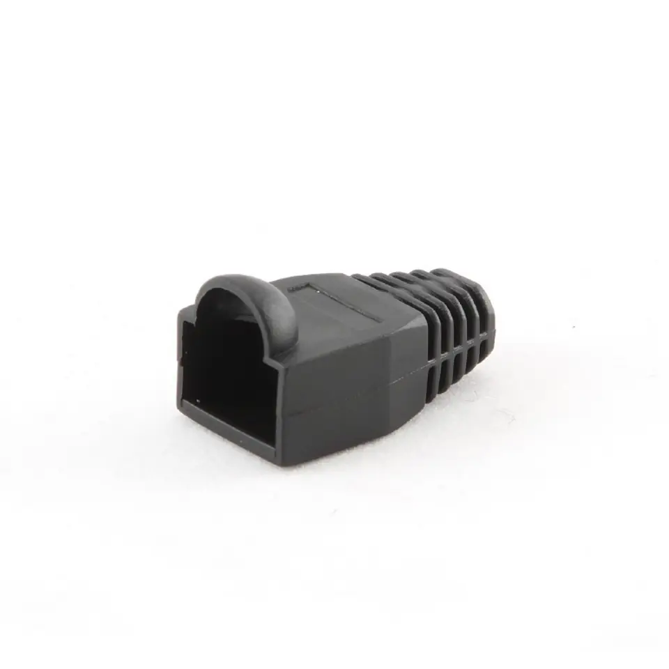 ⁨Strain relief RJ45 black/100 pcs⁩ at Wasserman.eu