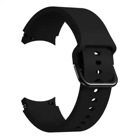 ⁨Pasek gumowy IconBand do Samsung Galaxy Watch 4 / 5 / 5 PRO (40 / 42 / 44 / 45 / 46 MM) Black⁩ w sklepie Wasserman.eu