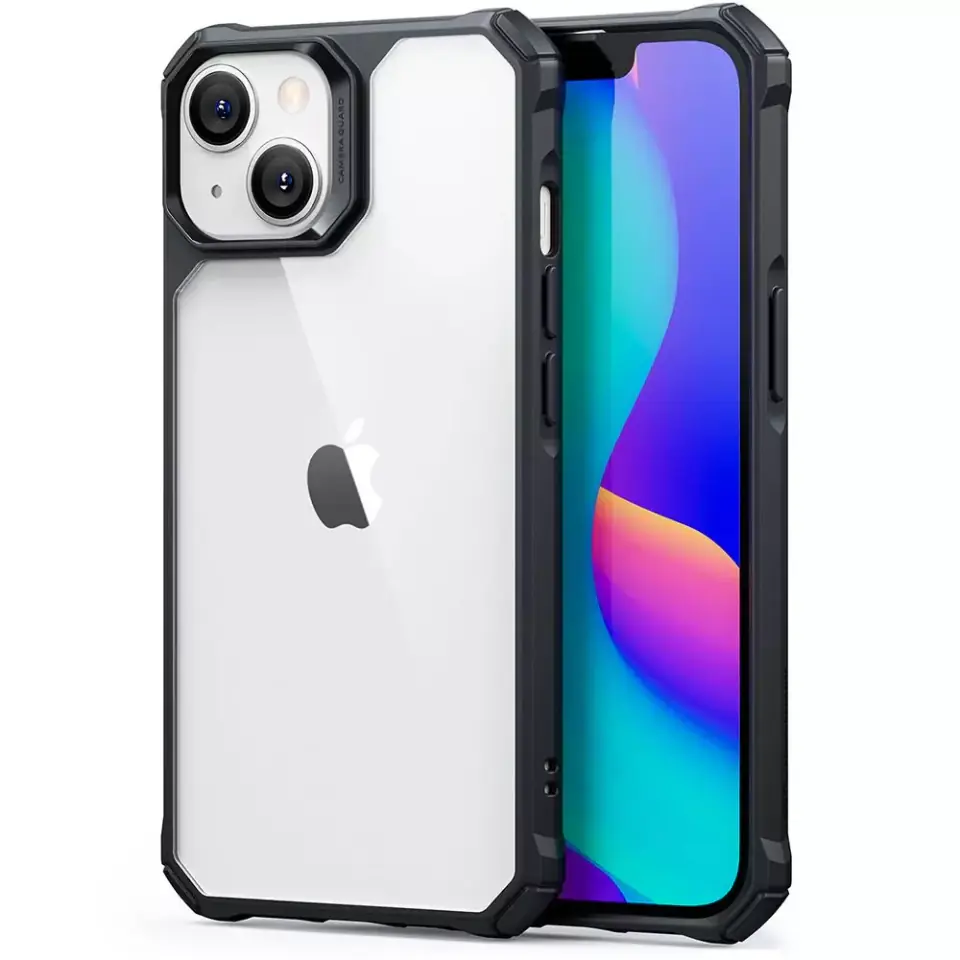 ⁨ESR Air Armor Case for Apple iPhone 14 Plus Clear/Black⁩ at Wasserman.eu