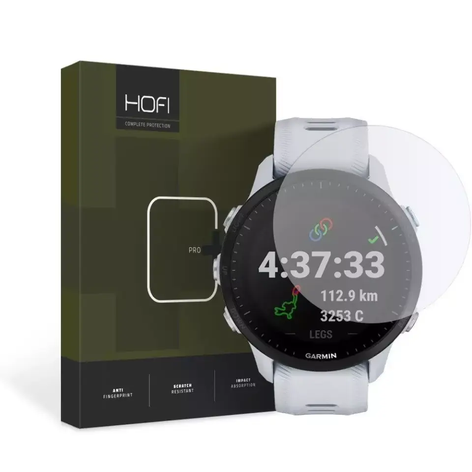 ⁨Hofi Glass Pro+ tempered glass for Garmin Forerunner 955 / 955 Solar⁩ at Wasserman.eu