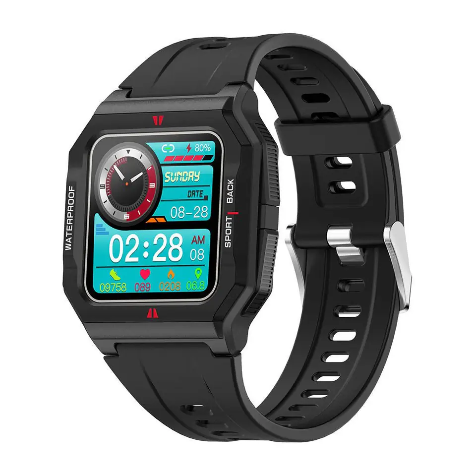 ⁨Smartwatch Colmi P10 (czarny)⁩ w sklepie Wasserman.eu