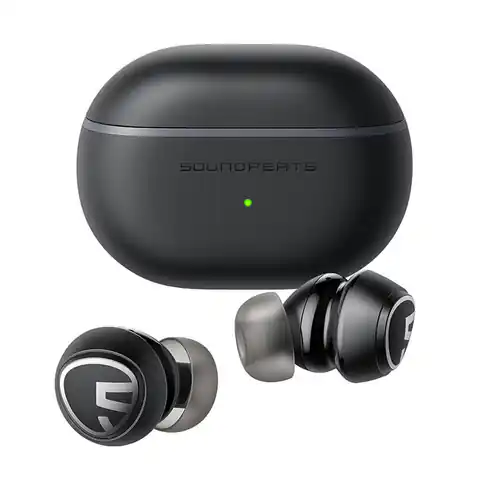 ⁨Słuchawki Soundpeats Mini Pro (czarne)⁩ w sklepie Wasserman.eu