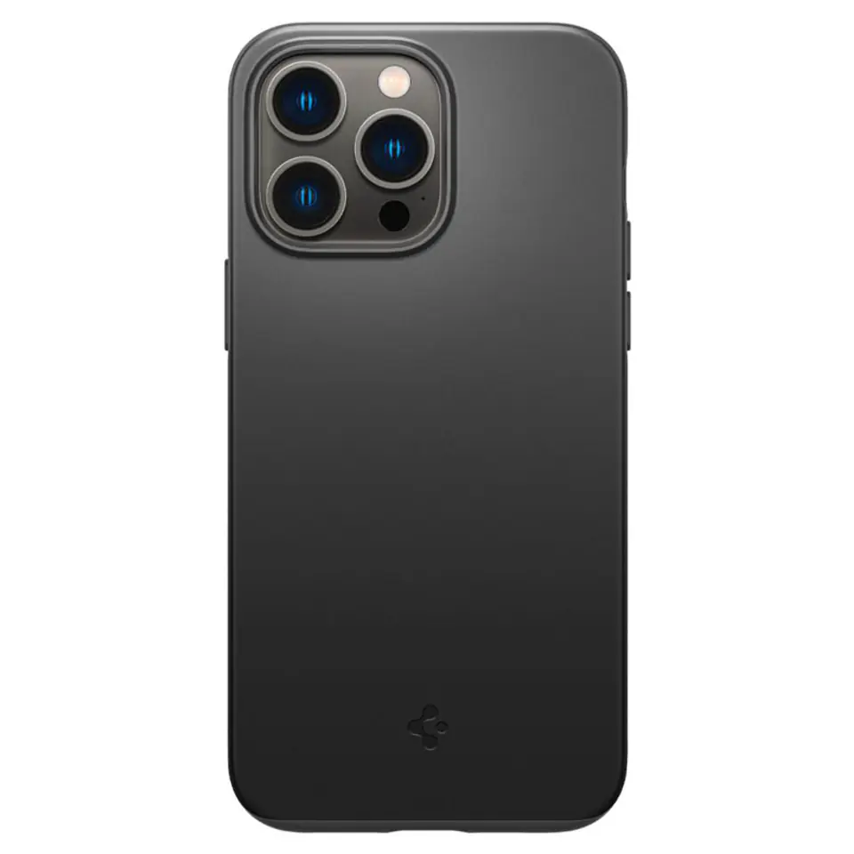 ⁨Spigen Thin Fit iPhone 14 Pro Max czarny/black ACS04766⁩ w sklepie Wasserman.eu