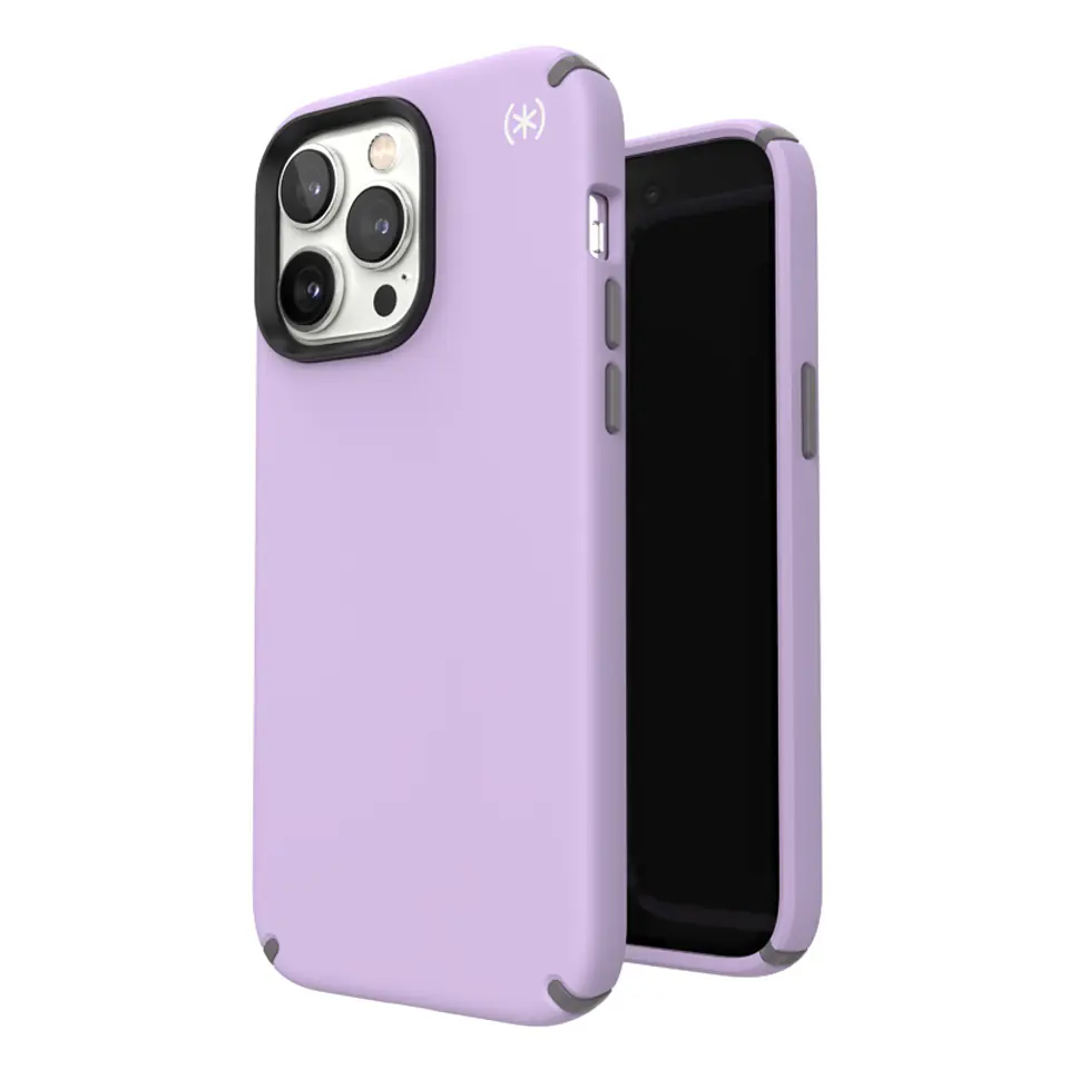 ⁨Speck Presidio2 Pro - Antybakteryjne etui iPhone 14 Pro Max (Spring Purple / Cloudygrey / White)⁩ w sklepie Wasserman.eu