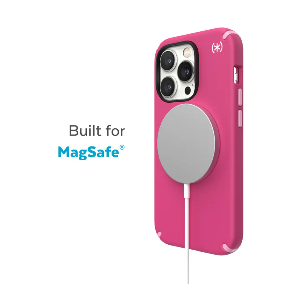 ⁨Speck Presidio2 Pro MagSafe - iPhone 14 Pro Max Antibacterial Case (Digitalpink / Blossompink / White)⁩ at Wasserman.eu