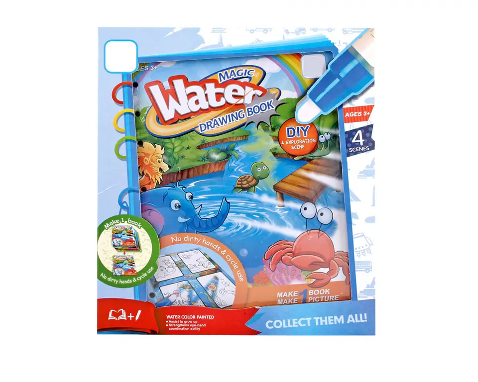 Book with water pen - Zoo at Wasserman.eu