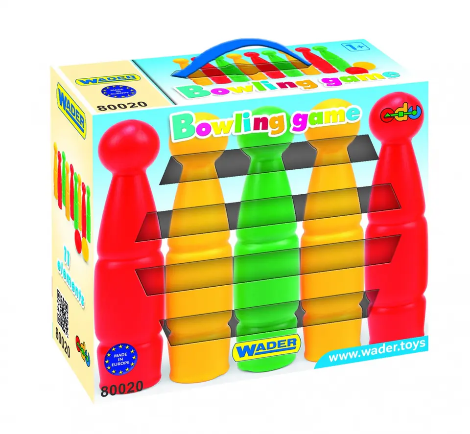 Bowling set in carton at Wasserman.eu