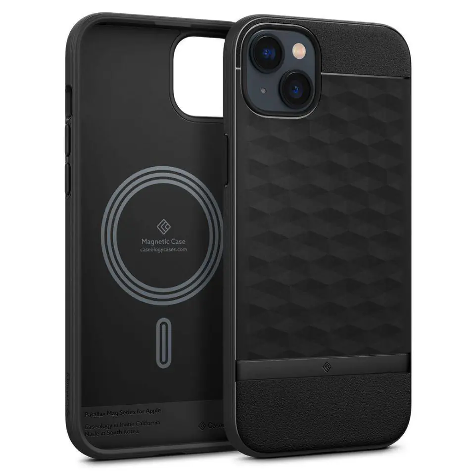 ⁨Spigen Caseology Parallax MAG iPhone 14 Plus 6,7" Magsafe Black/Matter Black ACS04927⁩ at Wasserman.eu