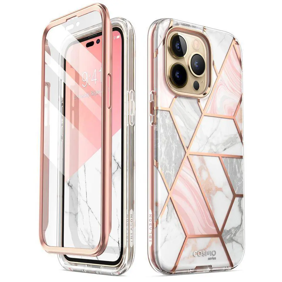 ⁨Original Case IPHONE 14 PRO Supcase Cosmo Marble⁩ at Wasserman.eu