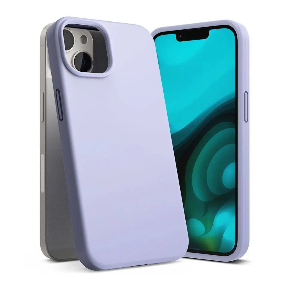 ⁨Case IPHONE 14 PLUS Ringke Silicone lavender⁩ at Wasserman.eu