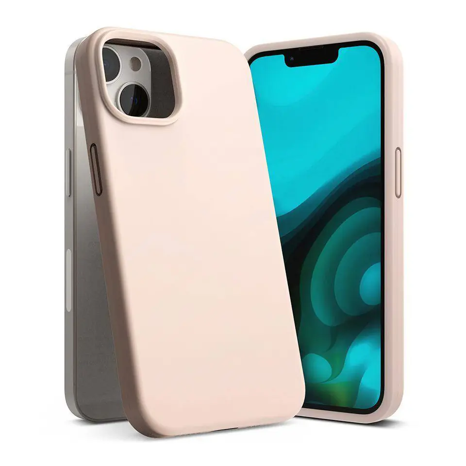 ⁨Etui IPHONE 14 PLUS Ringke Silicone jasny róż⁩ w sklepie Wasserman.eu