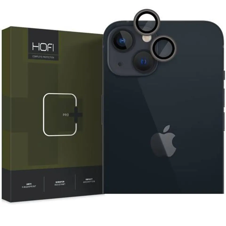 ⁨Camera Cover IPHONE 14 / 14 PLUS HOFI CamRing Pro+ black⁩ at Wasserman.eu