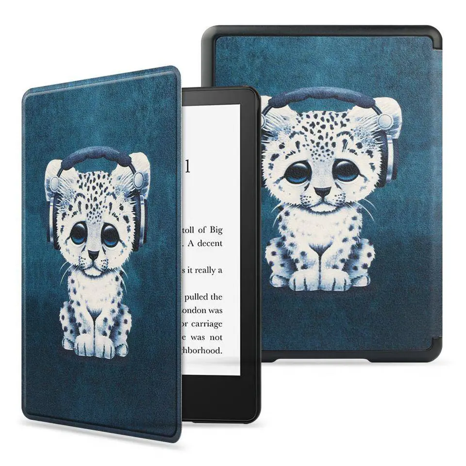 ⁨Etui KINDLE PAPERWHITE V / 5 / SIGNATURE EDITION Tech-Protect SmartCase Sad Cat⁩ w sklepie Wasserman.eu