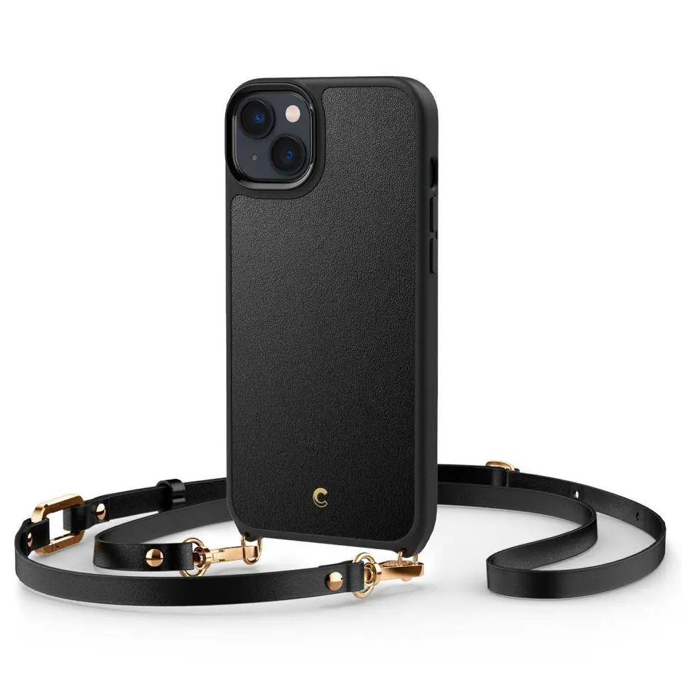 ⁨Etui IPHONE 14 PLUS Spigen Cyrill Classic Charm MagSafe czarne⁩ w sklepie Wasserman.eu