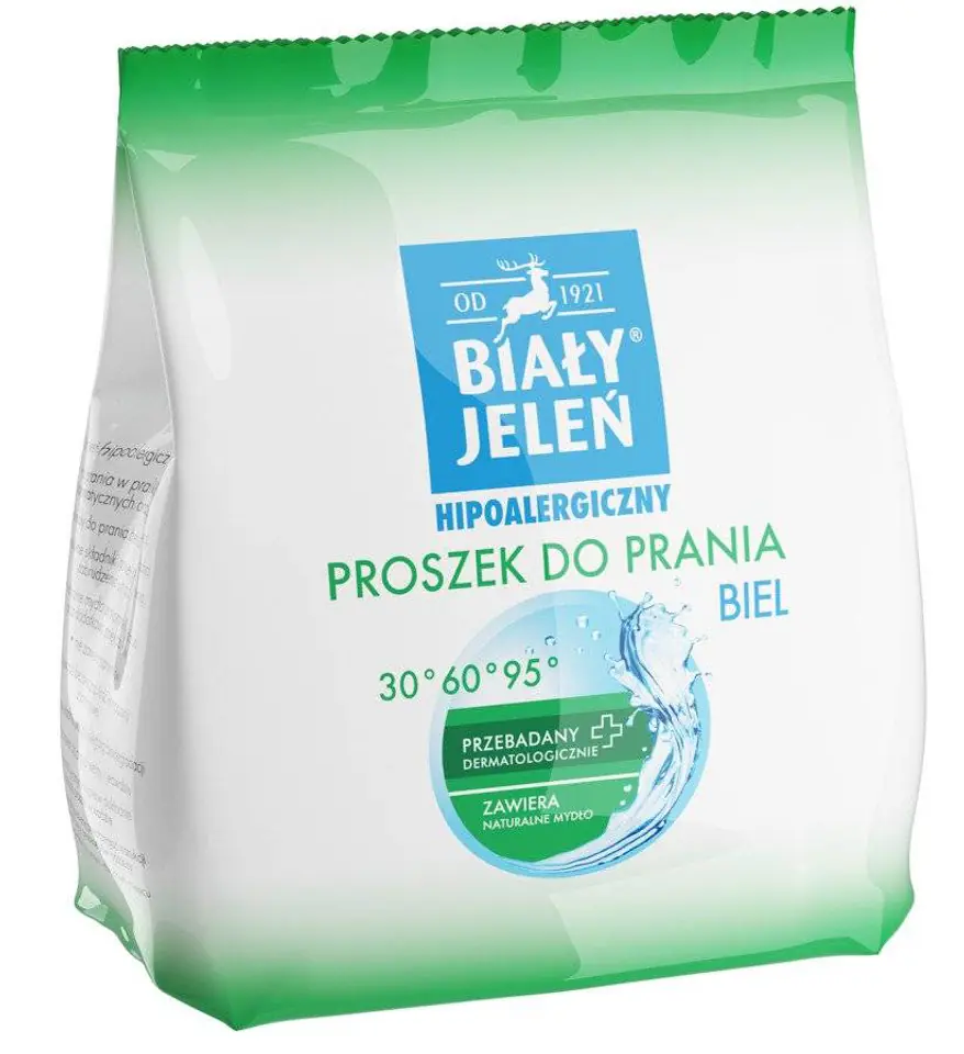 Biały Jeleń Biel Hipoalergiczny Proszek do Prania 1.9 kg w sklepie Wasserman.eu