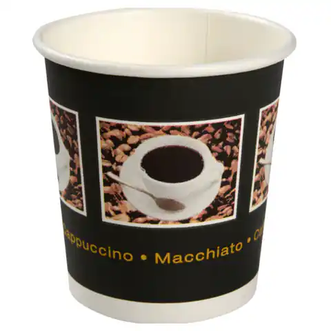 ⁨Abena Kubek Papierowy Coffee Beans śred. 80 mm, 360 ml, 50 sztuk (131993)⁩ w sklepie Wasserman.eu