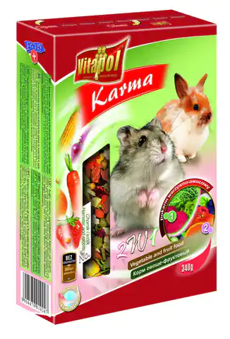⁨VITAPOL Karmeo Life Hamster und Kaninchen 340g⁩ im Wasserman.eu
