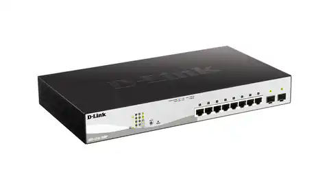 ⁨Switch D-Link DGS-1210-10MP/E  (8x 10/100/1000Mbps)⁩ w sklepie Wasserman.eu
