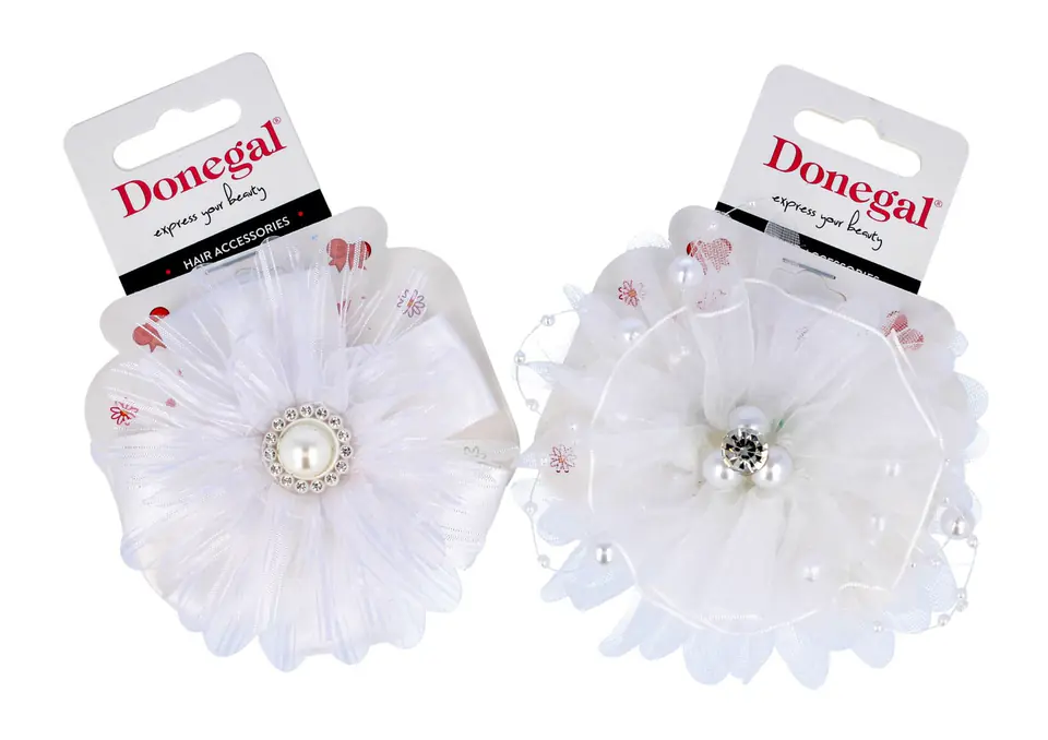 ⁨DONEGAL Hair ornaments - elastic (FA-5701) - mix of patterns 1pc⁩ at Wasserman.eu