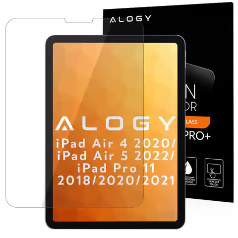 ⁨Szkło hartowane Alogy 9H na ekran do iPad Air 4 2020/ iPad Pro 11 2018/ 2020⁩ w sklepie Wasserman.eu