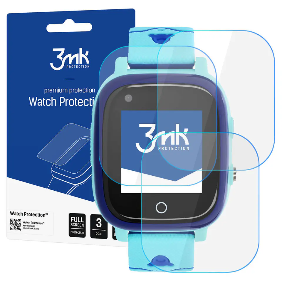 ⁨x3 3mk Watch Protection Screen Protective Film for Garett Kids Sun 4G⁩ at Wasserman.eu