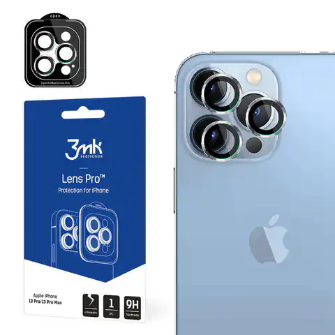 ⁨Szkło na aparat 3mk Lens Protection Pro Szkło do Apple iPhone 13 Pro/ 13 Pro Max⁩ w sklepie Wasserman.eu